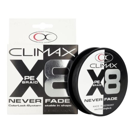 Climax - X8 Neverfade black (Meterware) - 0,10mm 4,9kg
