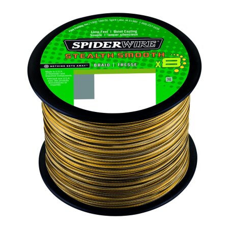 Spiderwire - Stealth Smooth 8 (Meterware) - Camo - 0,15mm 16,5kg