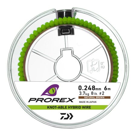 Daiwa - Prorex Hybrid Knotable Wire Brown 6m
