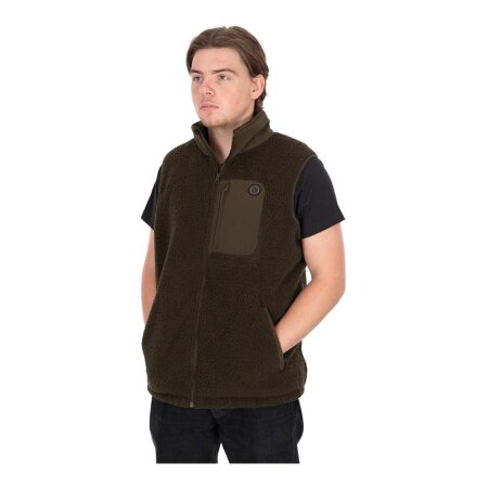 Fox - Olive Sherpa Hybrid Gilet