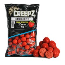 Creepz - Prime Selection Boilie 20mm 1kg - Erdbeere