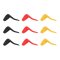 Fox - Edges Zig Aligna XLarge Kit Multi Sleeve Kit (3 yellow, 3 red and 3 black)